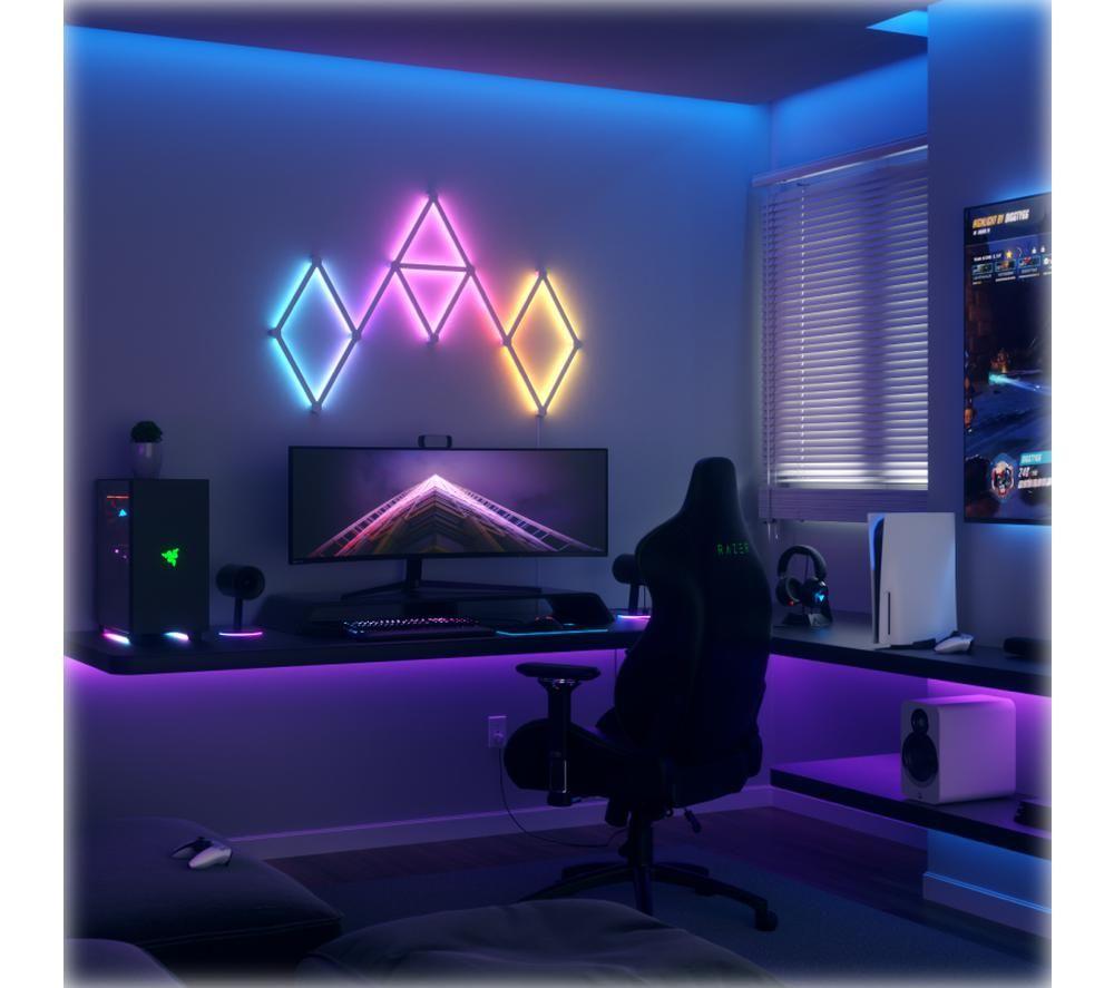 NANOLEAF Lines Smart Lights Starter Kit - Pack of 9 image number 3 of 6