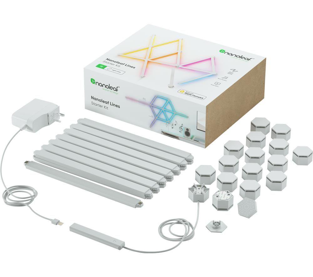 NANOLEAF Lines Smart Lights Starter Kit - Pack of 15 image number 3 of 6