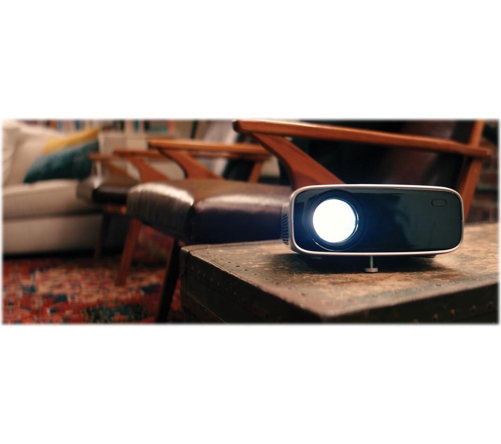 PHILIPS NeoPix Prime One NPX535 Smart HD Ready Home Cinema Projector - Black & Grey image number 5 of 9