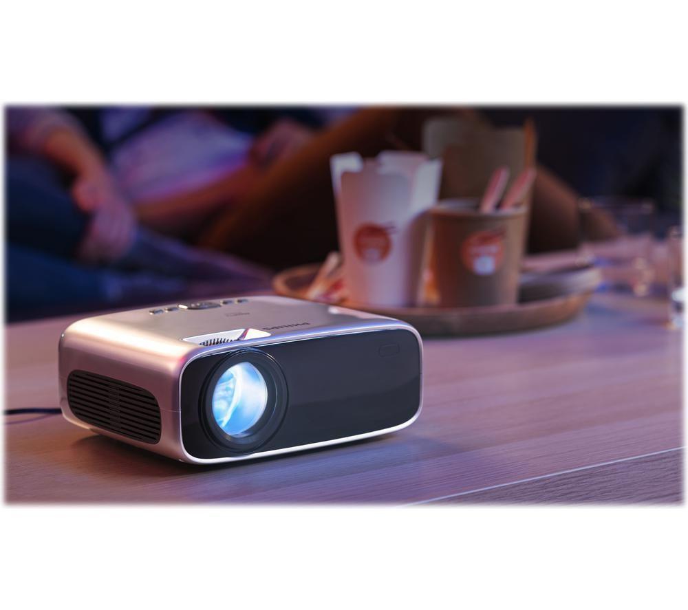 PHILIPS NeoPix Prime One NPX535 Smart HD Ready Home Cinema Projector - Black & Grey image number 6 of 9