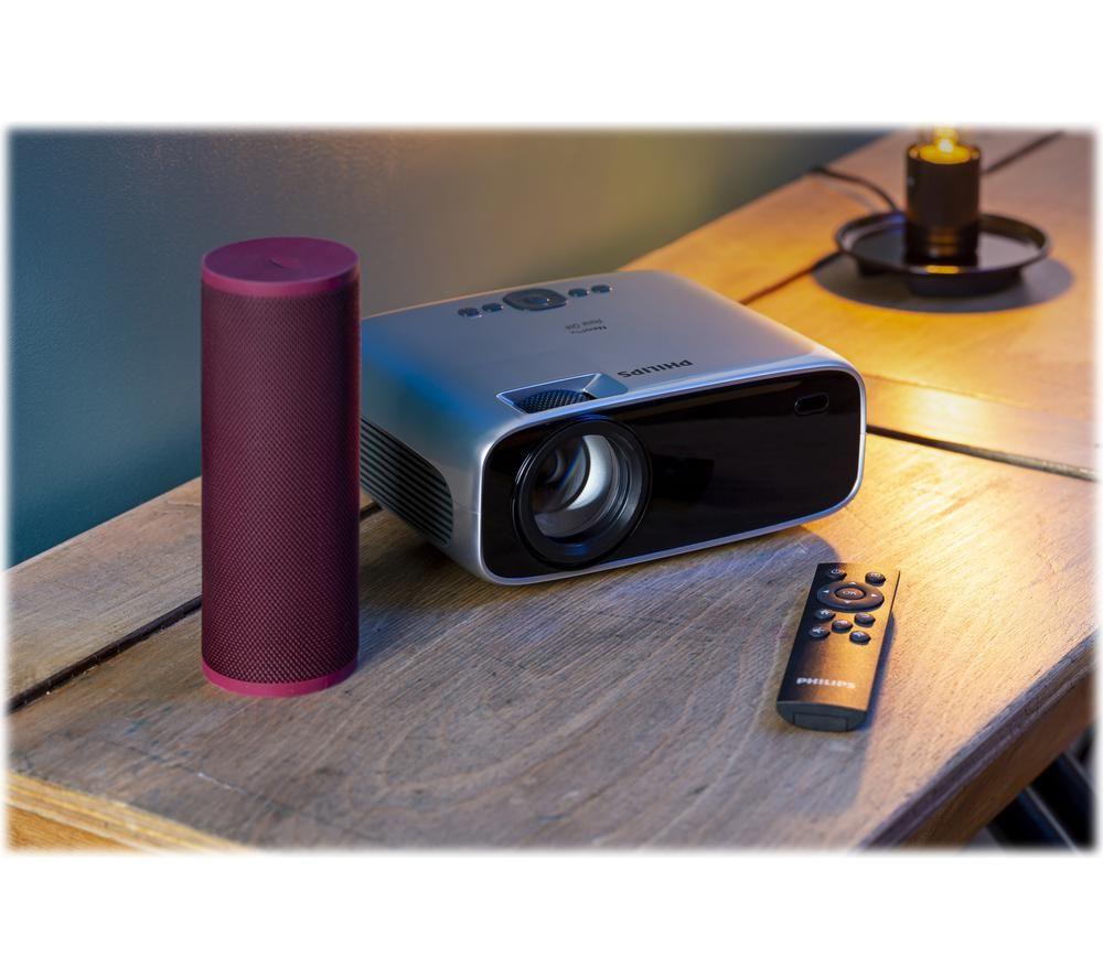 PHILIPS NeoPix Prime One NPX535 Smart HD Ready Home Cinema Projector - Black & Grey image number 7 of 9
