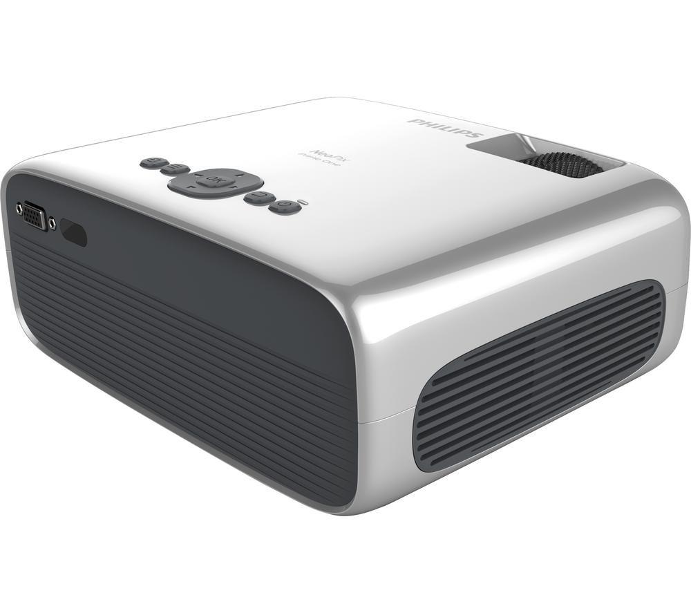 PHILIPS NeoPix Prime One NPX535 Smart HD Ready Home Cinema Projector - Black & Grey image number 9 of 9