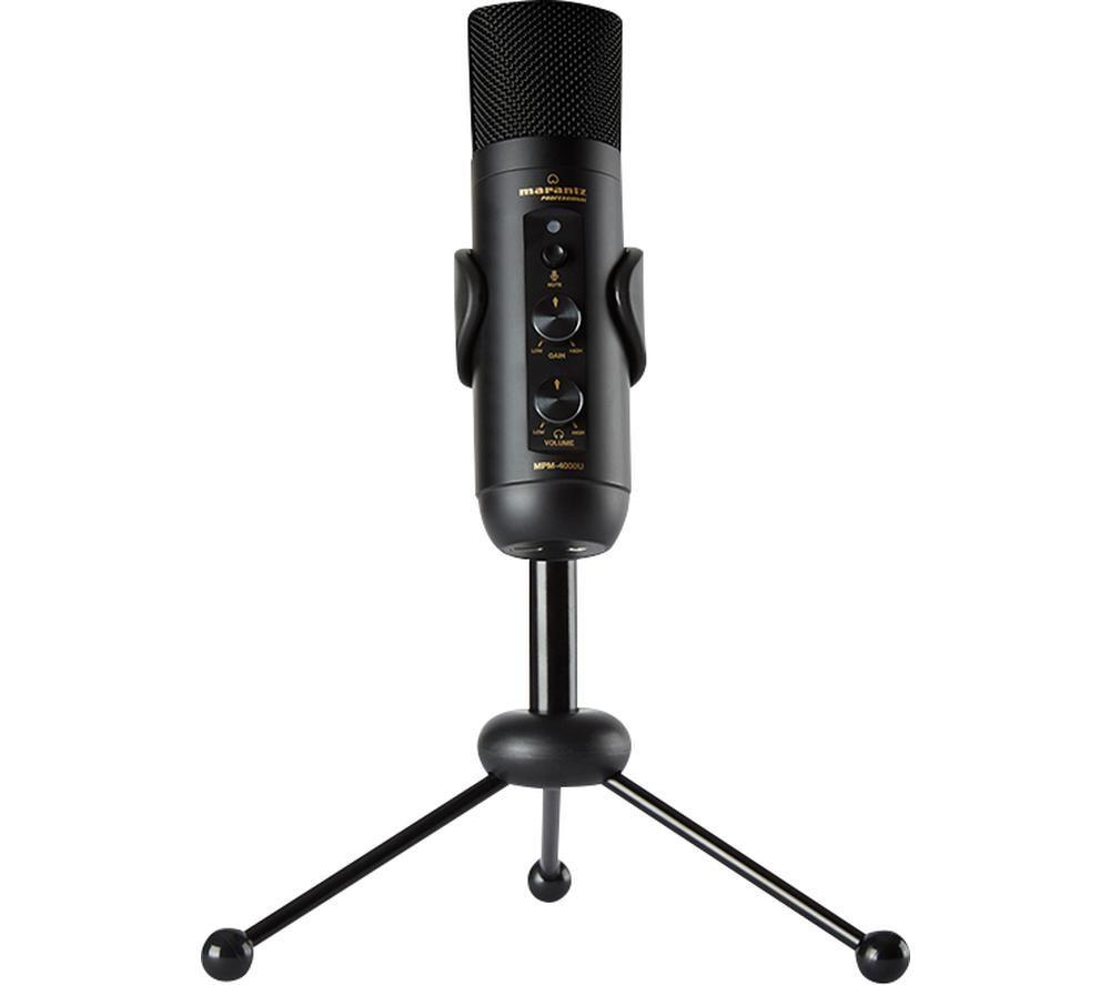 Image of MARANTZ Professional MPM-4000U USB Microphone - Black, Black