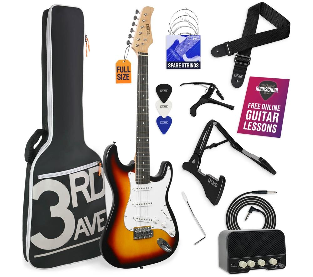 3RD AVENUE Rocket Series XF203ASBPK Electric Guitar Bundle review