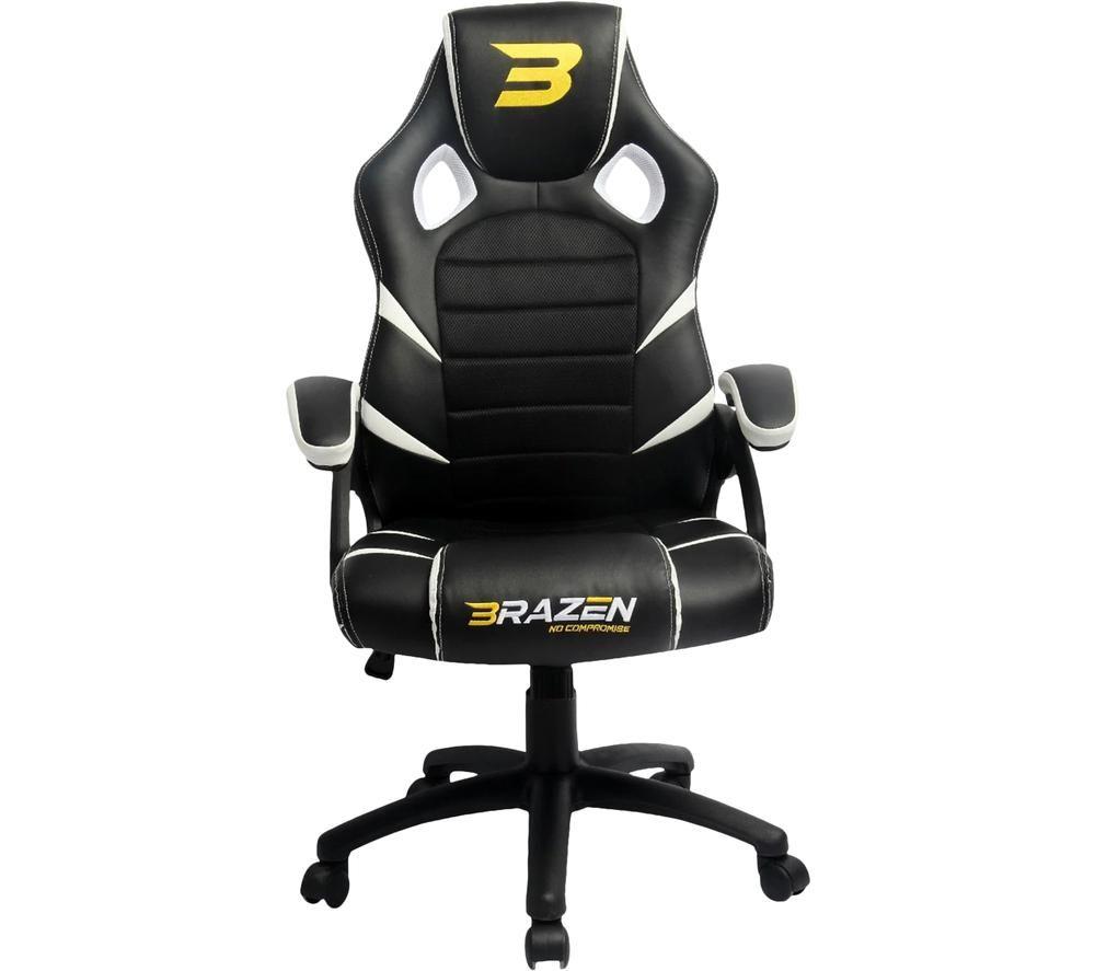 Brazen Puma Gaming Chair - White & Black