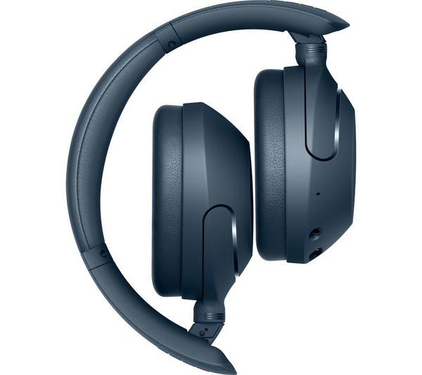 SONY WH-XB910N Wireless Bluetooth Noise-Cancelling Headphones - Blue image number 2