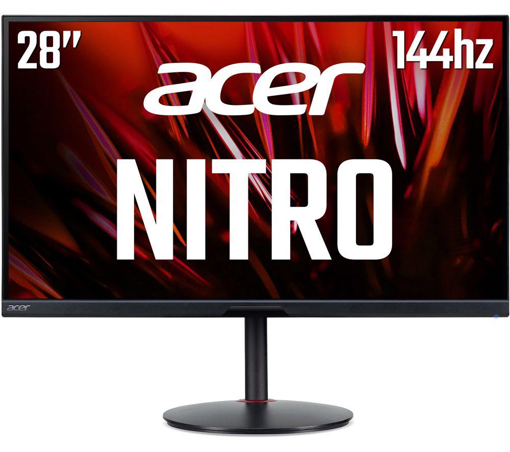 Image of ACER Nitro XV282KKVbmiipruzx 4K Ultra HD 28" IPS LCD Gaming Monitor - Black, Black