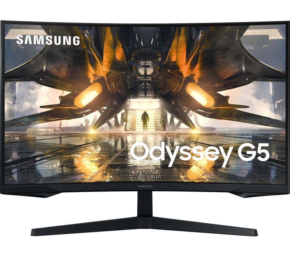 Image of SAMSUNG Odyssey G5 LS32AG550EUXXU Quad HD 32" Curved VA LCD Gaming Monitor - Black, Black
