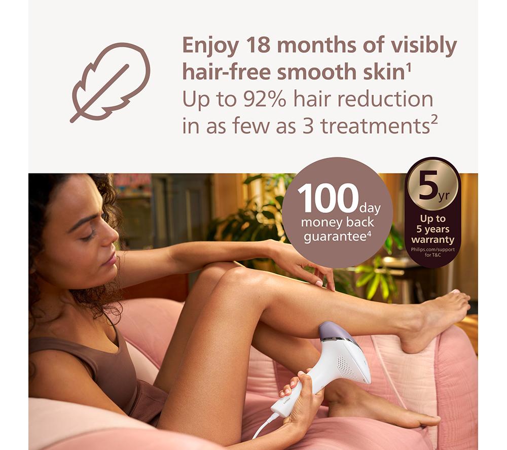 PHILIPS Lumea 8000 Series BRI947/00 IPL Hair Removal System - White image number 11 of 12