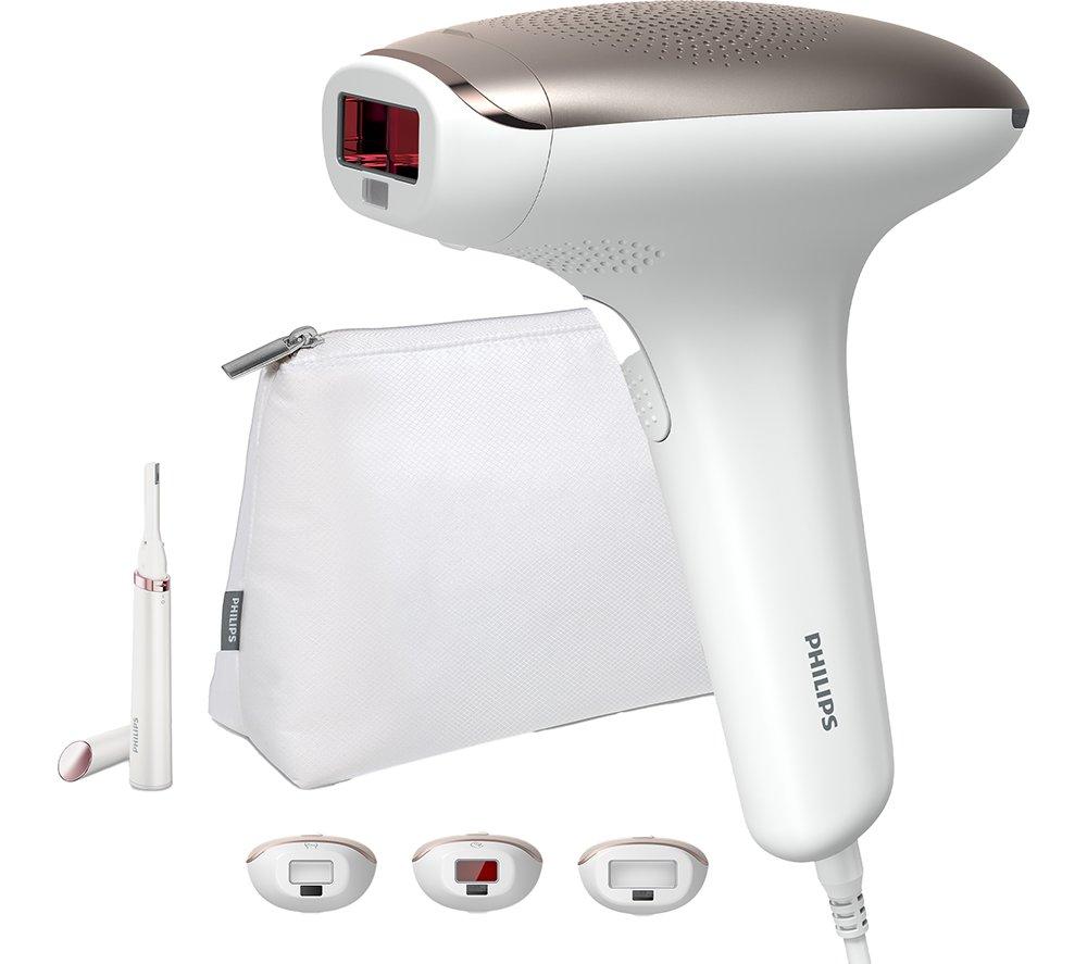 PHILIPS Lumea IPL 7000 Series BRI923/00 IPL Hair Removal System with Pen Trimmer - White, White