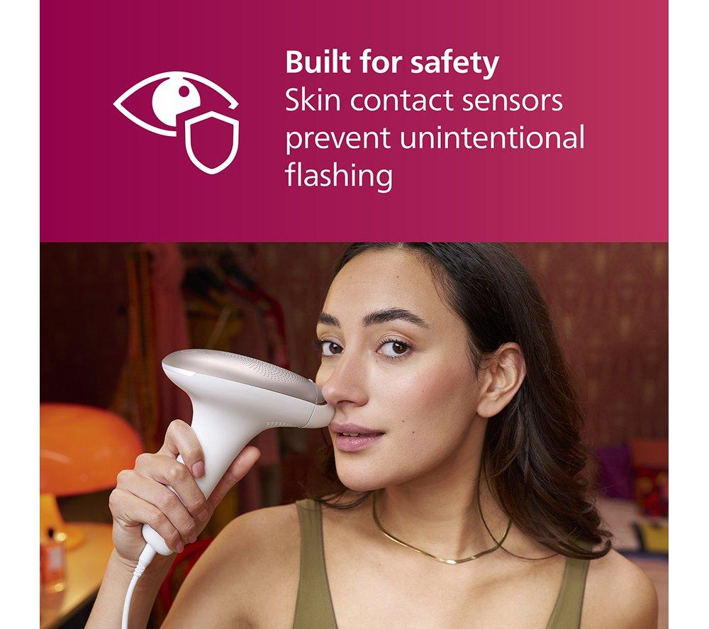 PHILIPS Lumea 7000 Series BRI923/00 IPL Hair Removal System with Pen Trimmer - White image number 5 of 10