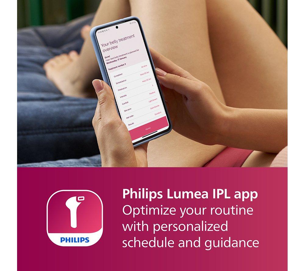 PHILIPS Lumea 7000 Series BRI923/00 IPL Hair Removal System with Pen Trimmer - White image number 7 of 10