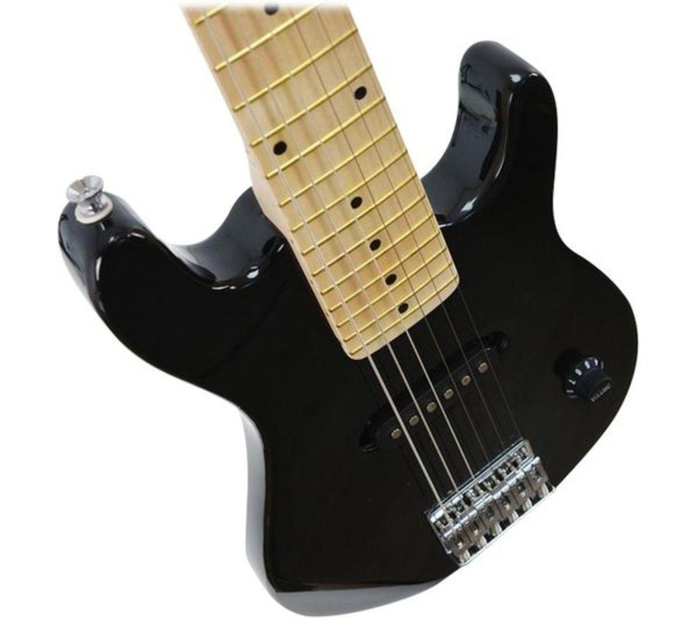 3RD AVENUE 1/4 Size Kids Electric Guitar Bundle - Black image number 8 of 9