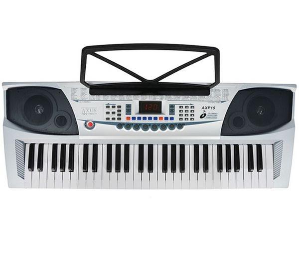 Portable Plixio 54 Key Childrens Electric Music Keyboard Piano for Beginners and Kids 