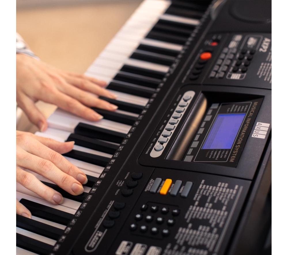 AXUS AXP2 Electronic Keyboard Piano - Black image number 6 of 6
