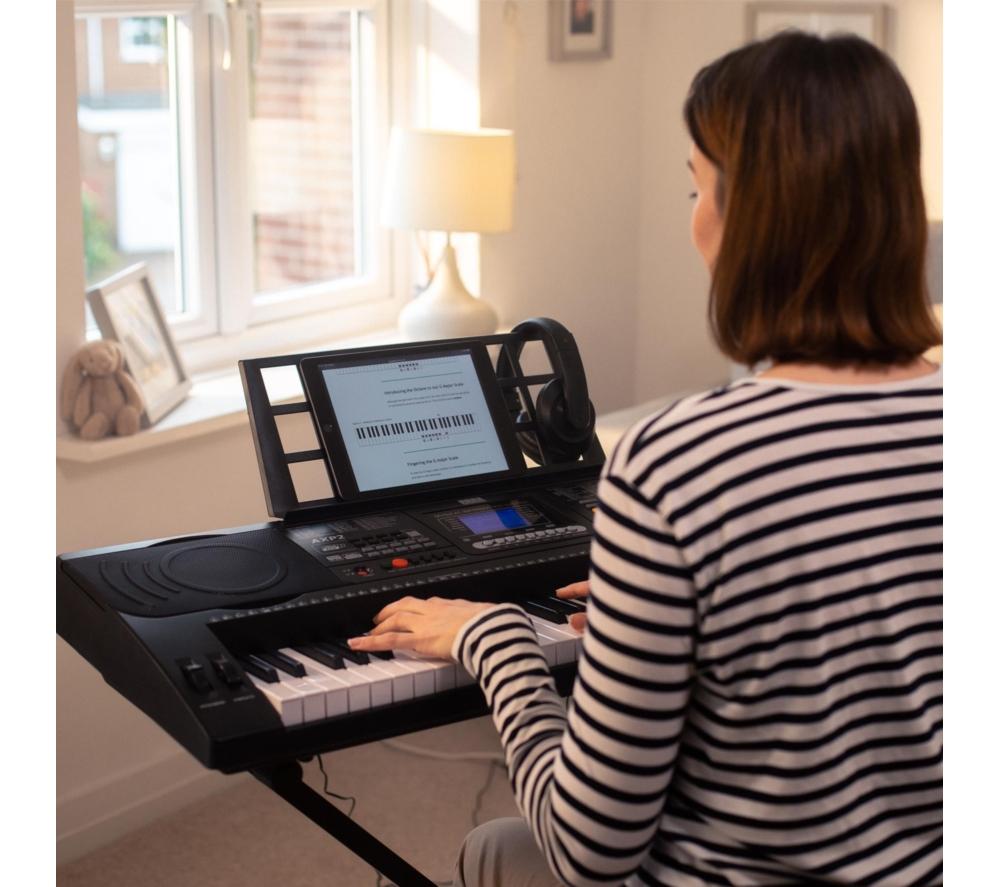 AXUS AXP2 Electronic Keyboard with Bench - Black image number 6 of 6