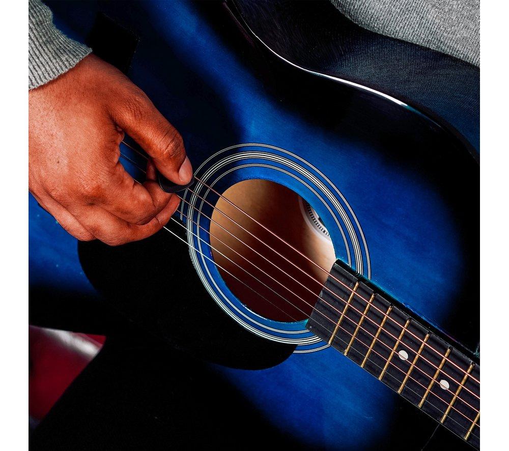 3RD AVENUE Full Size 4/4 Acoustic Guitar Bundle - Blue Burst image number 6 of 7