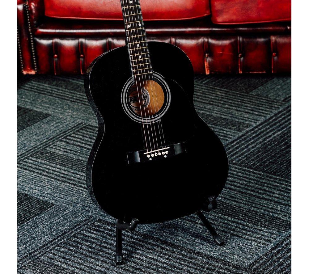 3RD AVENUE Full Size 4/4 Acoustic Guitar Bundle - Black image number 6 of 6