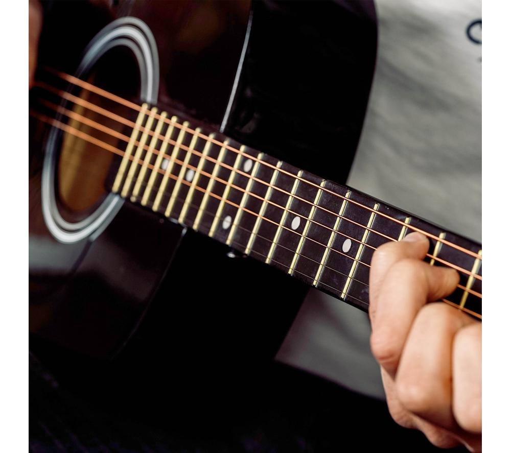 3RD AVENUE Full Size 4/4 Acoustic Guitar Ultimate Bundle - Black image number 6 of 6