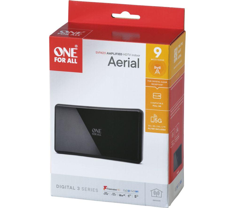 ONE FOR ALL SV 9420 Full HD Amplified Indoor TV Aerial image number 3 of 3