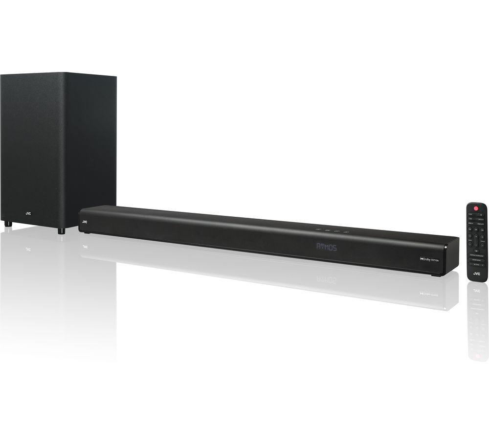 JVC THD562B 3.1.2 Wireless Sound Bar with Dolby Atmos