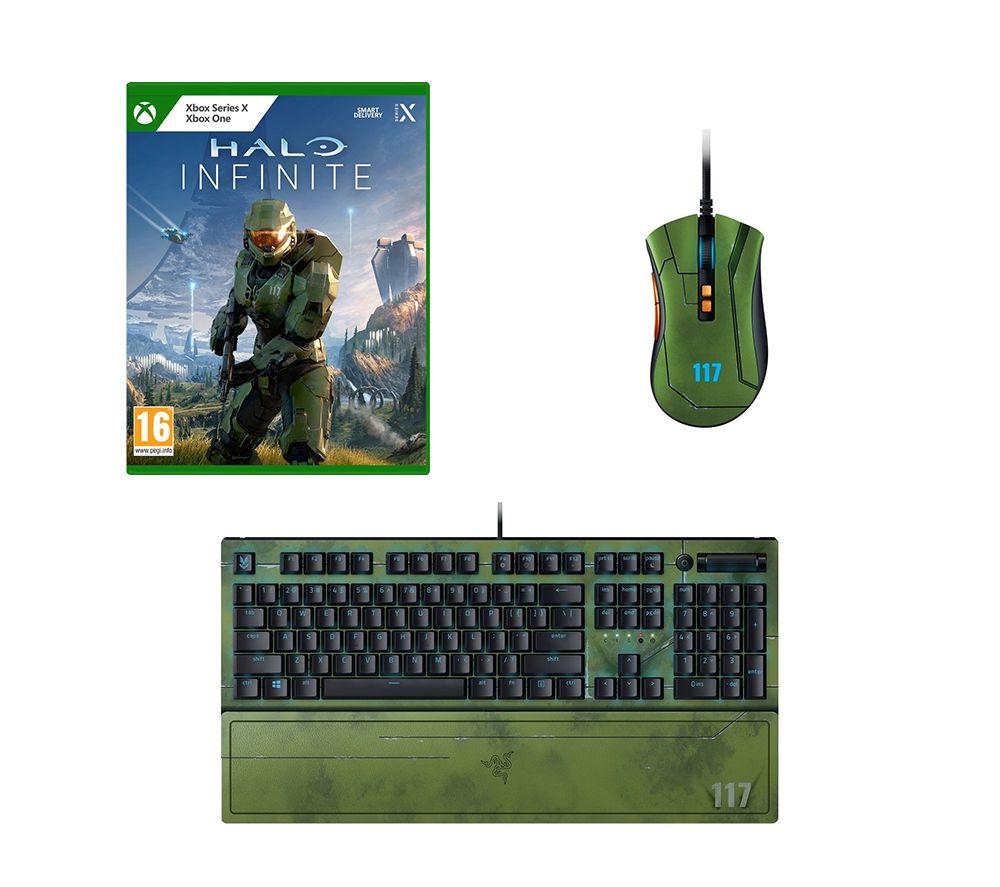 Best Price Razer Halo Infinite, Razer Gaming Keyboard & Optical Mouse