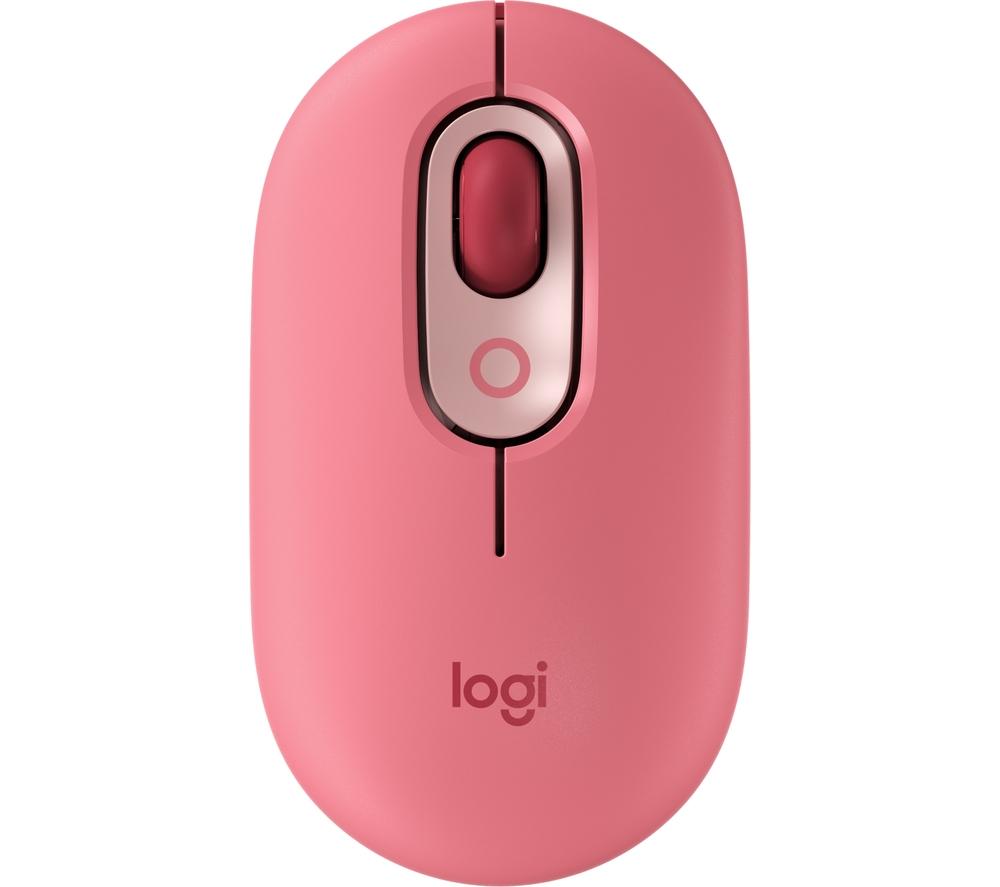 LOGITECH Pop Wireless Optical Mouse - Heartbreaker Rose Pink