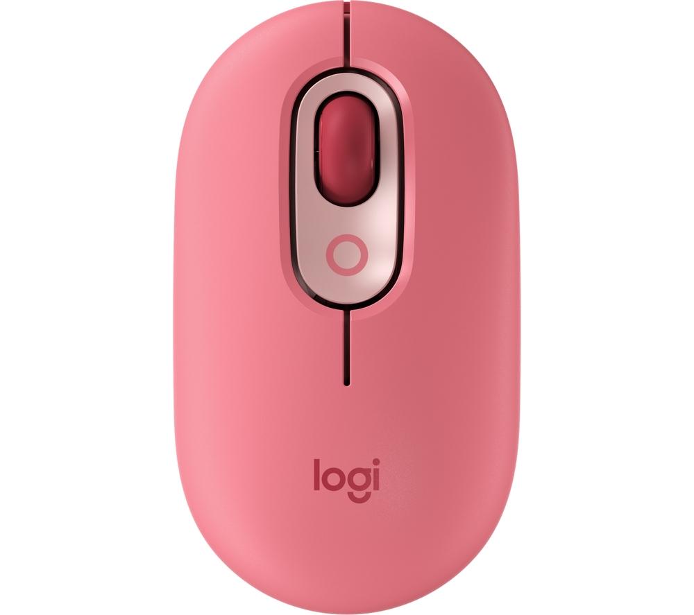 Clavier sans fil mécanique Logitech POP Keys Heartbreaker Rose - Clavier