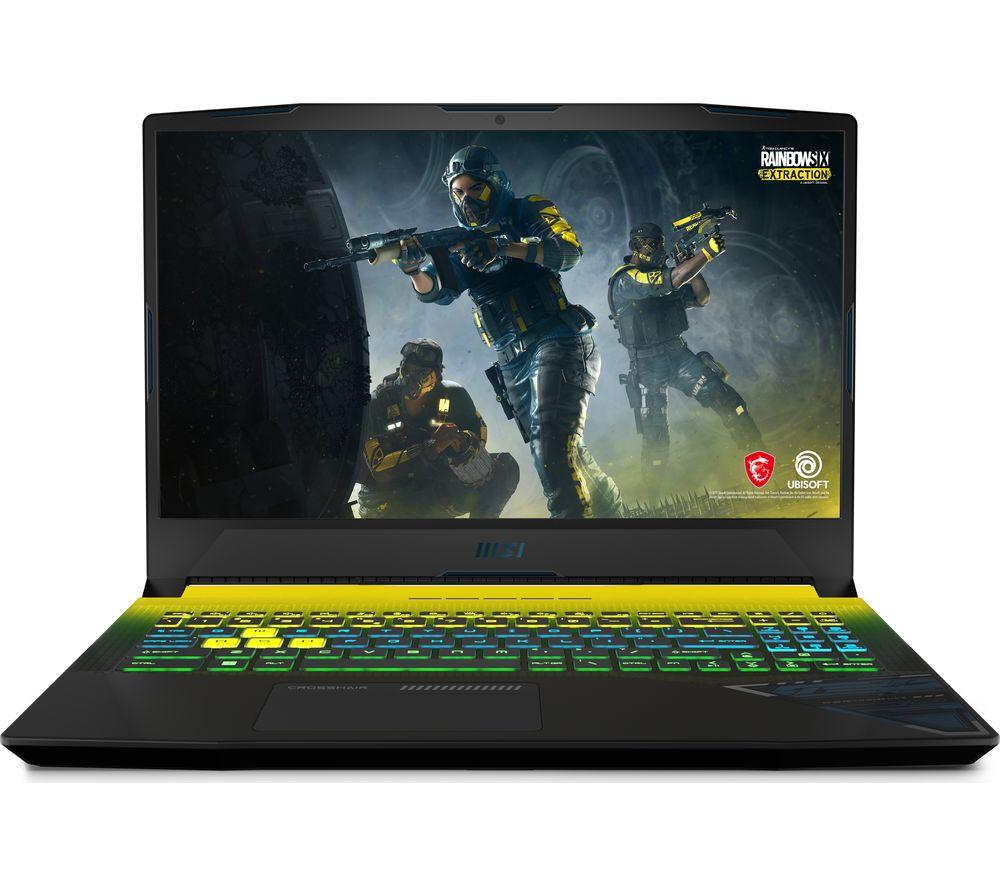 Image of MSI Crosshair 15 15.6" Gaming Laptop - Intel®Core i7, RTX 3070, 1 TB SSD, Black,Yellow
