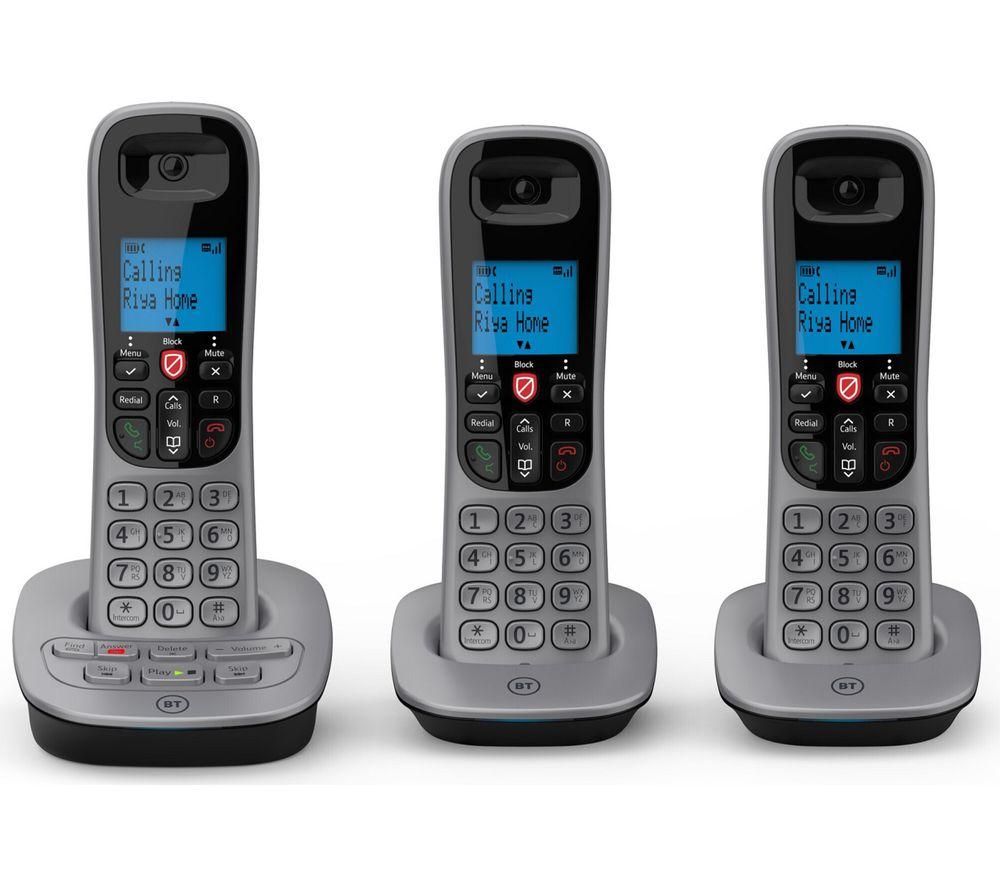 Buy BT 7660 Cordless Phone Triple Handsets Currys
