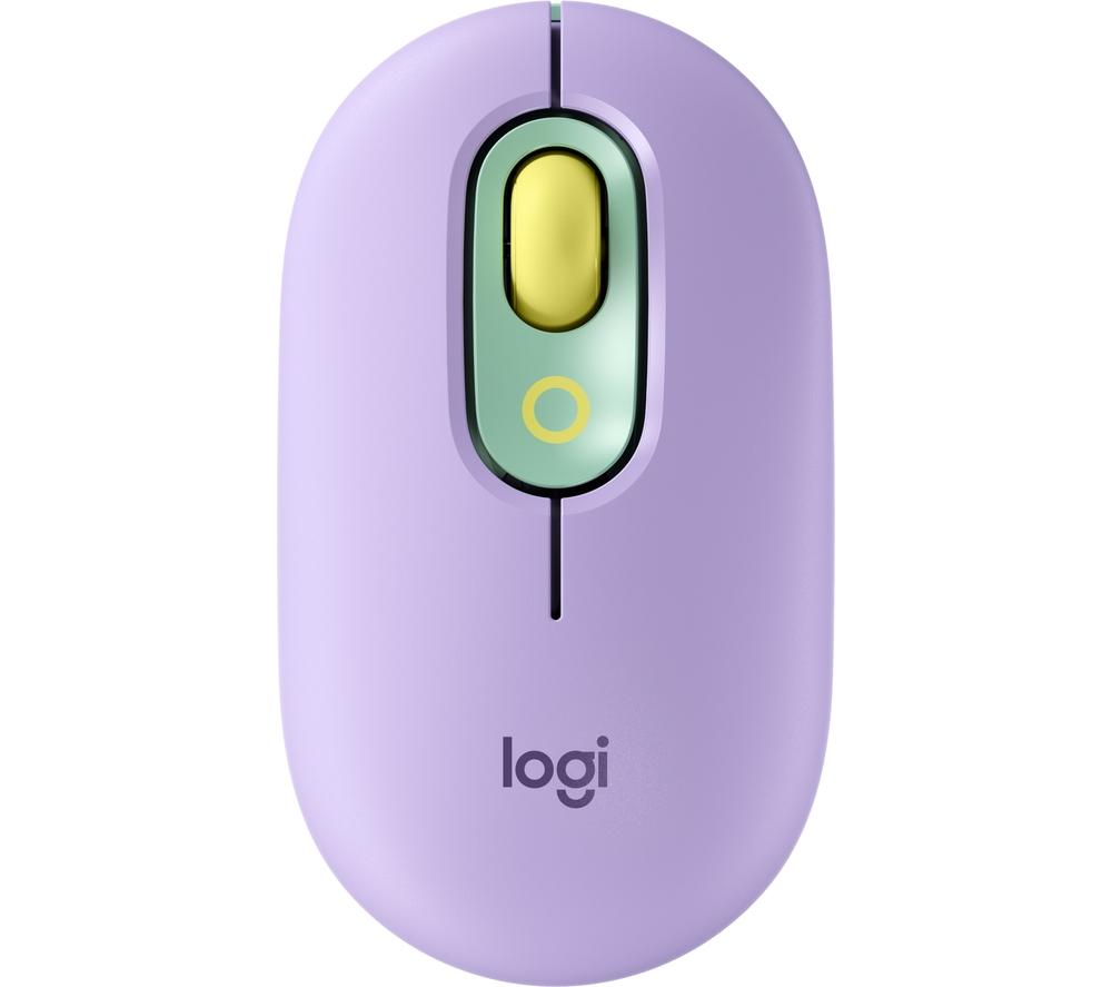 LOGITECH Pop Wireless Optical Mouse - Daydream Mint, Green,Purple