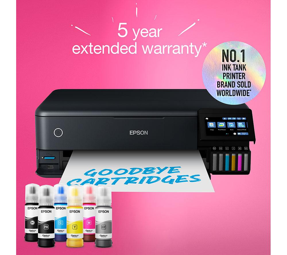 EPSON EcoTank ET-8550 All-in-One Wireless A3+ Photo Printer image number 7 of 11