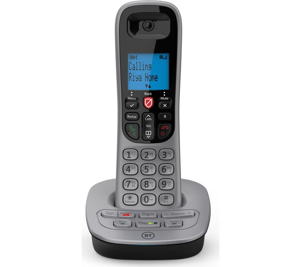 BT 7660 Cordless Phone, Black,Silver/Grey