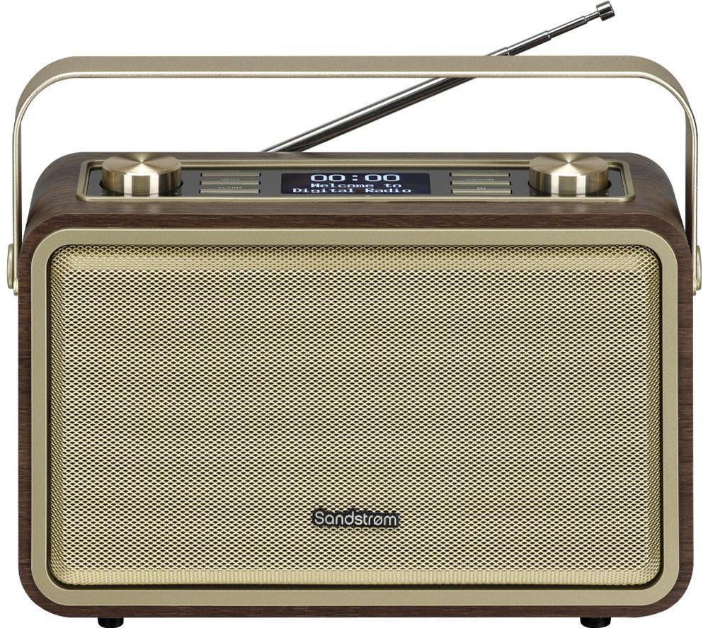 Buy SANDSTROM SDABSBR22 DAB+/FM Retro Bluetooth Radio - Golden & Brown |  Currys