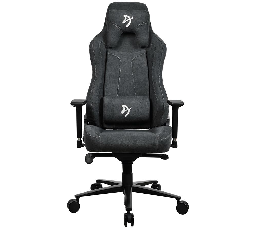 Buy AROZZI Vernazza Soft Fabric Gaming Chair Dark Grey Currys