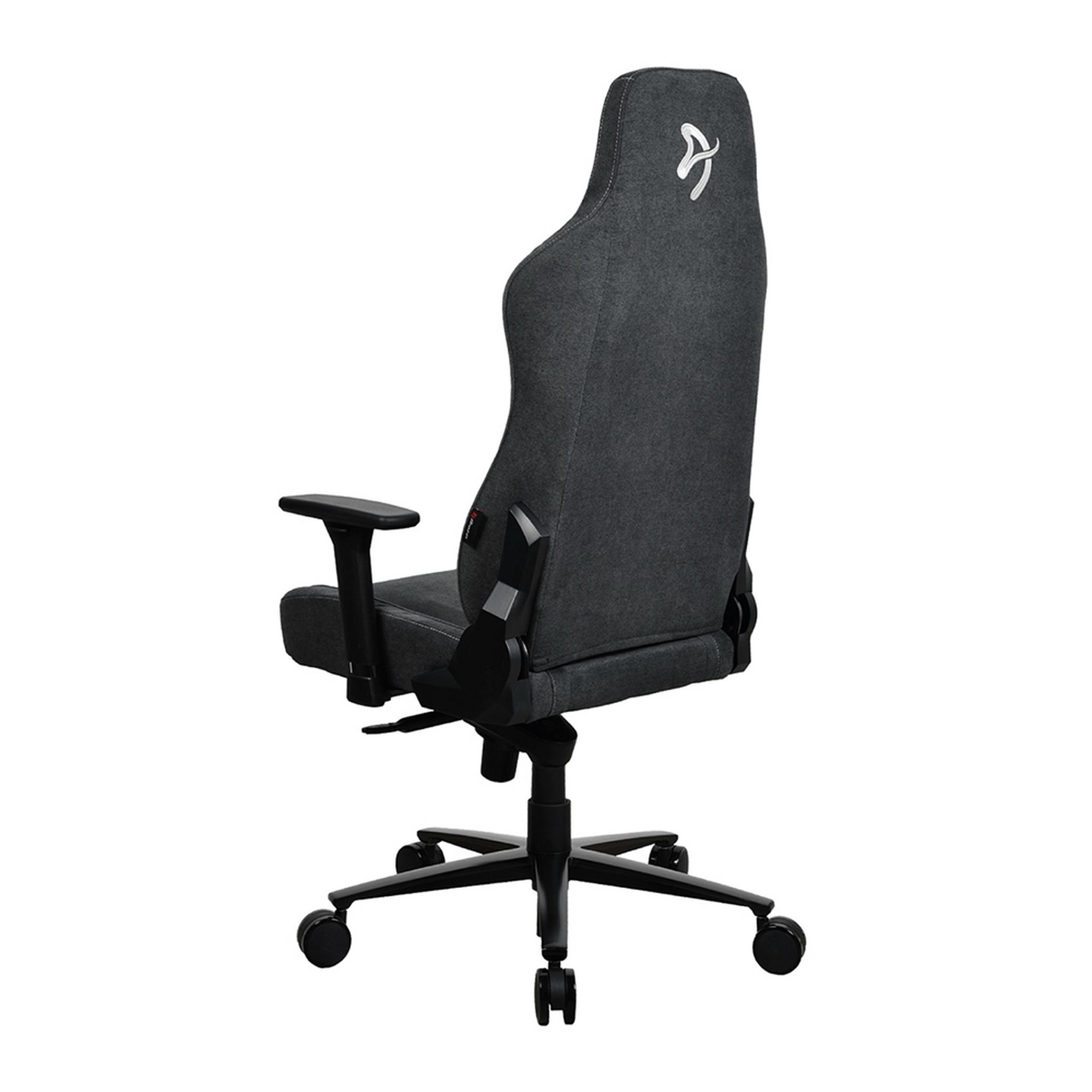 Back right side view of AROZZI Vernazza soft fabric gaming chair