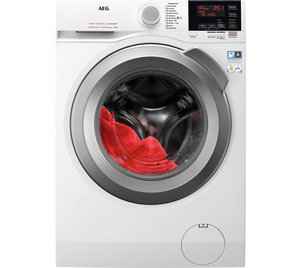 Best Price AEG 7000 Series L7FBG862R 8 Kg 1600 Washing Machine White