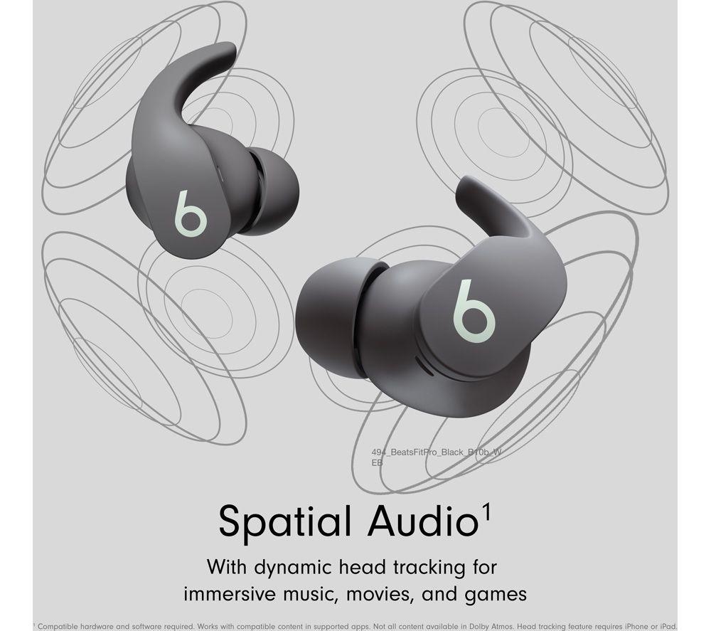 BEATS Fit Pro Wireless Bluetooth Noise-Cancelling Sports Earbuds - Sage Grey image number 10 of 23