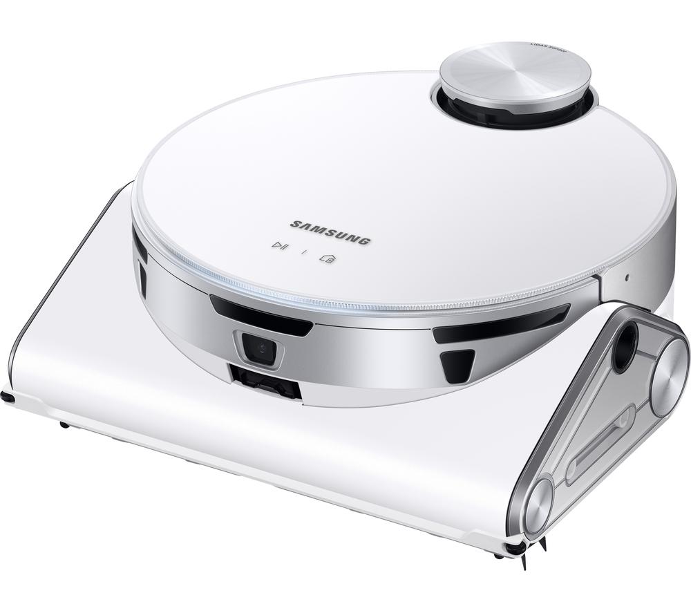 SAMSUNG Jet Bot AI VR50T95735W/EU Robot Vacuum Cleaner with built-in Clean Station - Misty White, Wh