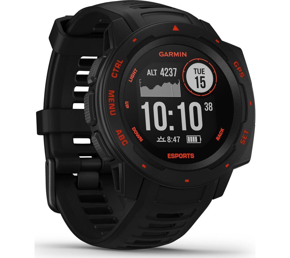 GARMIN Instinct Esports Edition Smart Watch - Black Lava