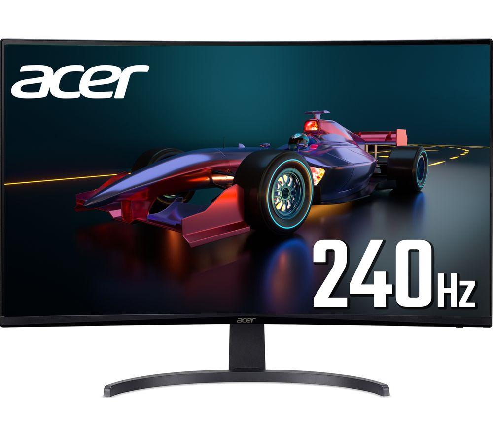 Image of ACER ED320QXbiipx Full HD 31.5" Curved LED Monitor - Black, Black