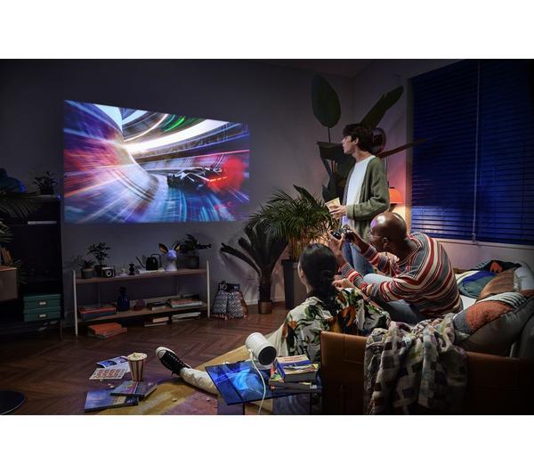 SAMSUNG The Freestyle SP-LSP3BLAXXU Smart Full HD TV Projector with Amazon Alexa - White image number 21
