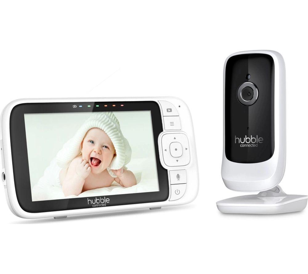 Image of HUBBLE Nursery View Premium Baby Monitor - White