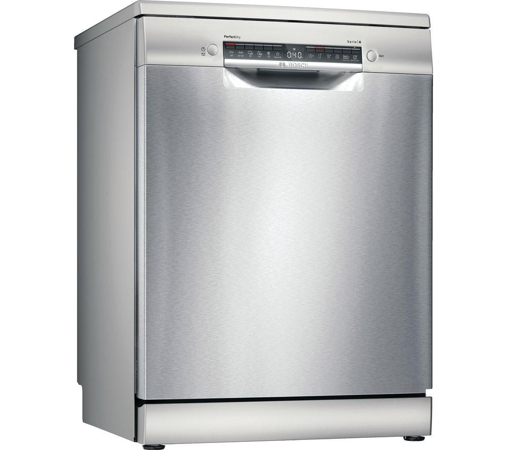 BOSCH Series 6 SMS6TCI00E Full-size WiFi-enabled Dishwasher - Stainless Steel