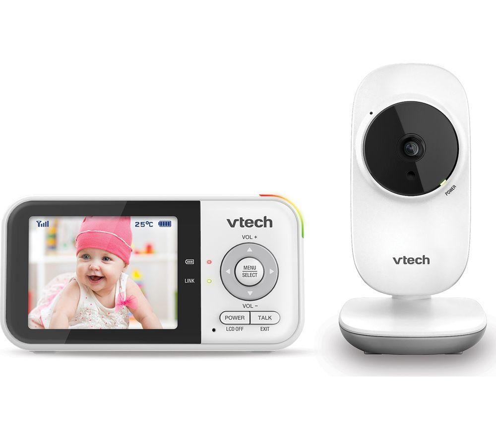 Motorola 2.8 video baby best sale monitor with two cameras