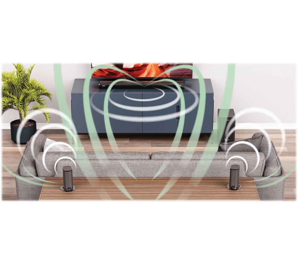 MAJORITY Everest 5.1 Wireless Sound Bar - Black image number 3 of 8