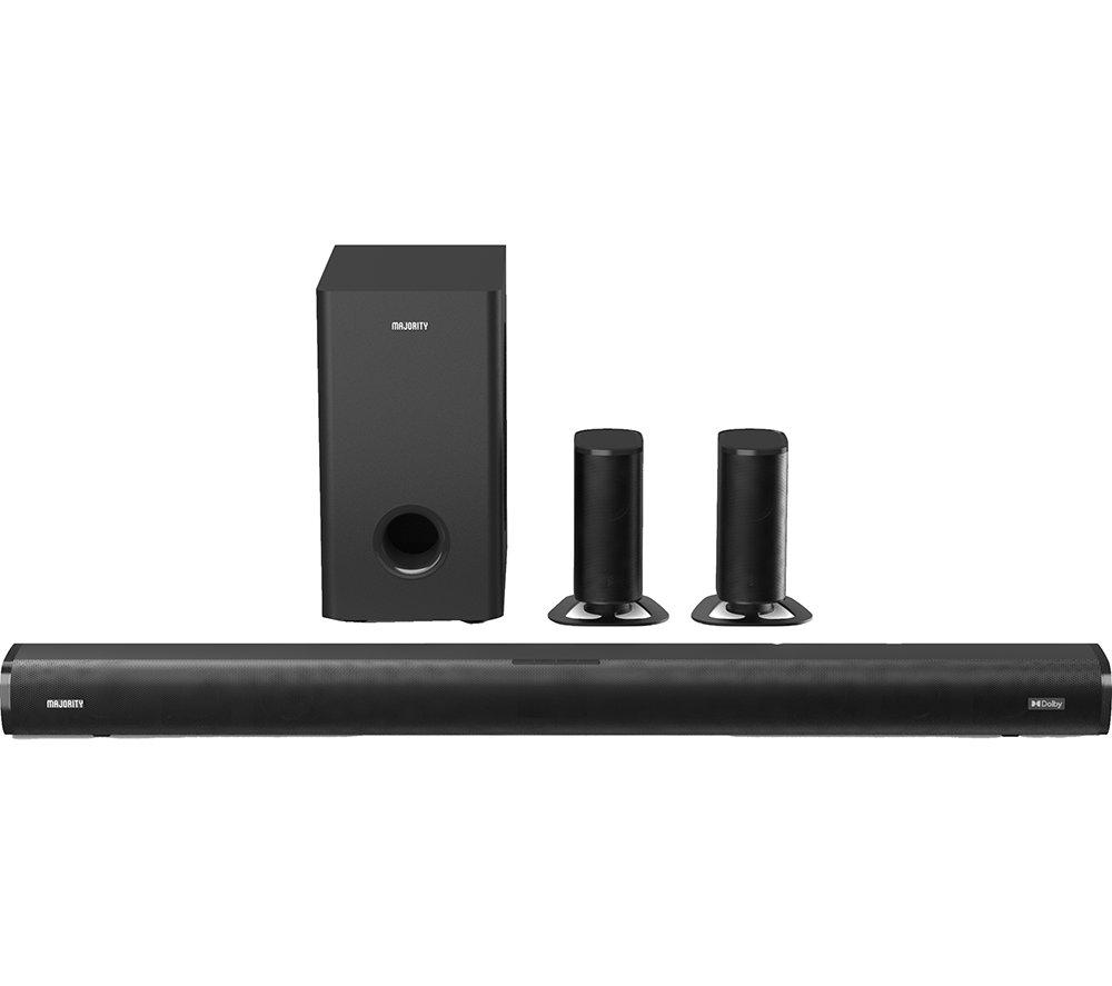 MAJORITY Everest 5.1 Wireless Sound Bar - Black image number 8 of 8
