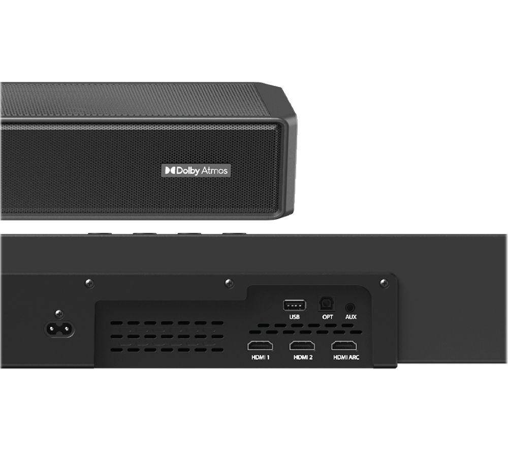 MAJORITY Sierra Plus 2.1.2 Wireless Sound Bar with Dolby Atmos - Black image number 2 of 6