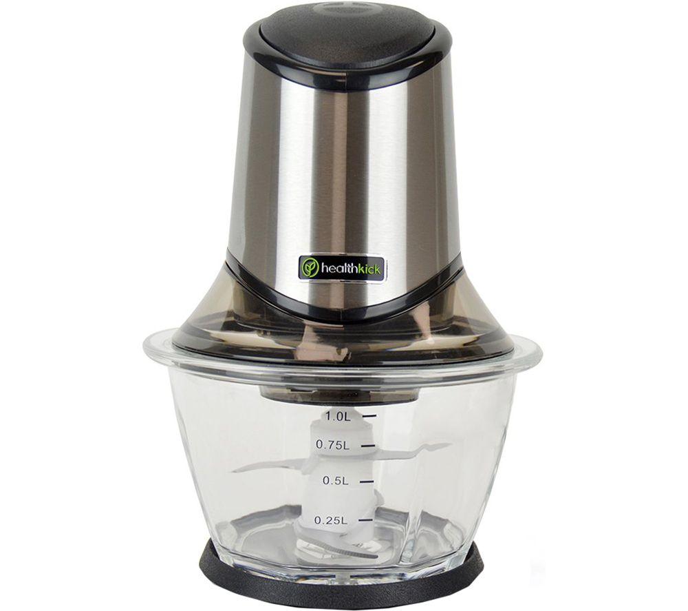 Buy HEALTHKICK K3301 Food Processor Black & Brushed Steel Currys