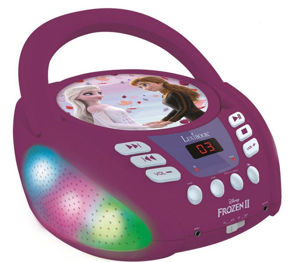LEXIBOOK RCD109FZ Bluetooth Boombox - Disney Frozen 2, Purple